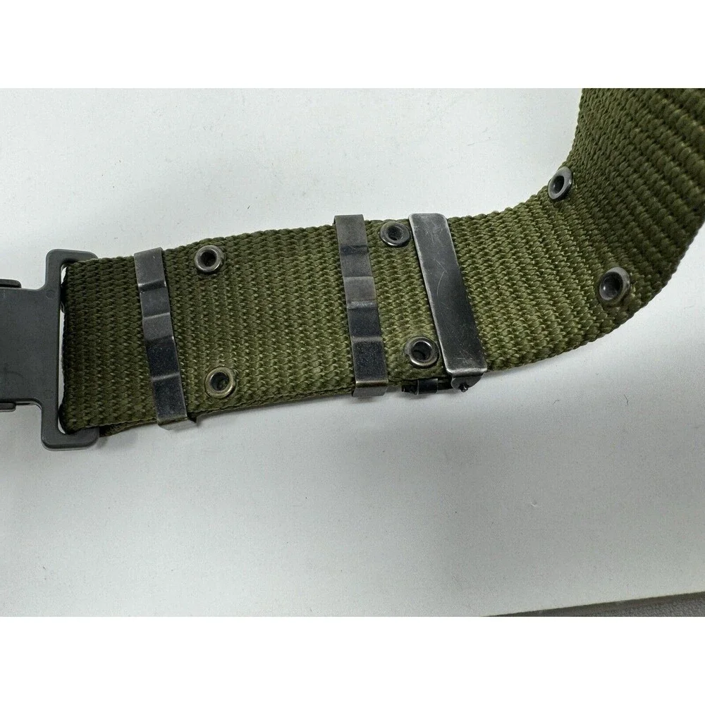 USGI Military LC2 Nylon Web Pistol Belt - Size Medium - Gray Plastic Buckle